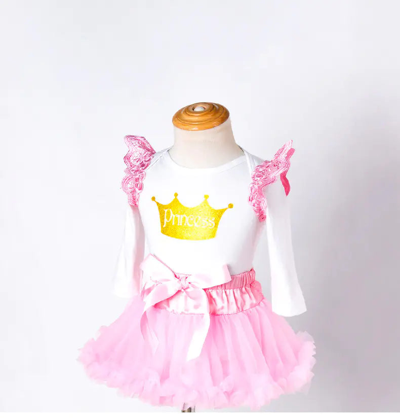 Newborn Girl's Valentine's Day Tutu Dress Set