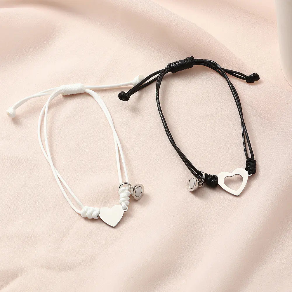 Attractive Alloy Love Magnet Valentine's Day Bracelet