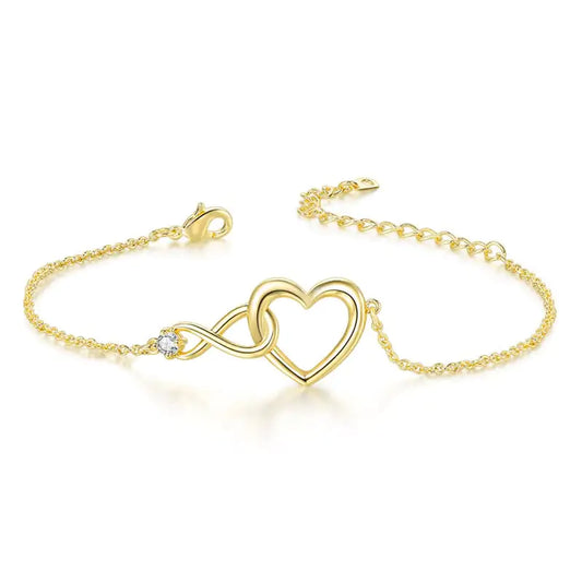 Heart-Shaped Fashion Bracelet Gift for Valentine's Day