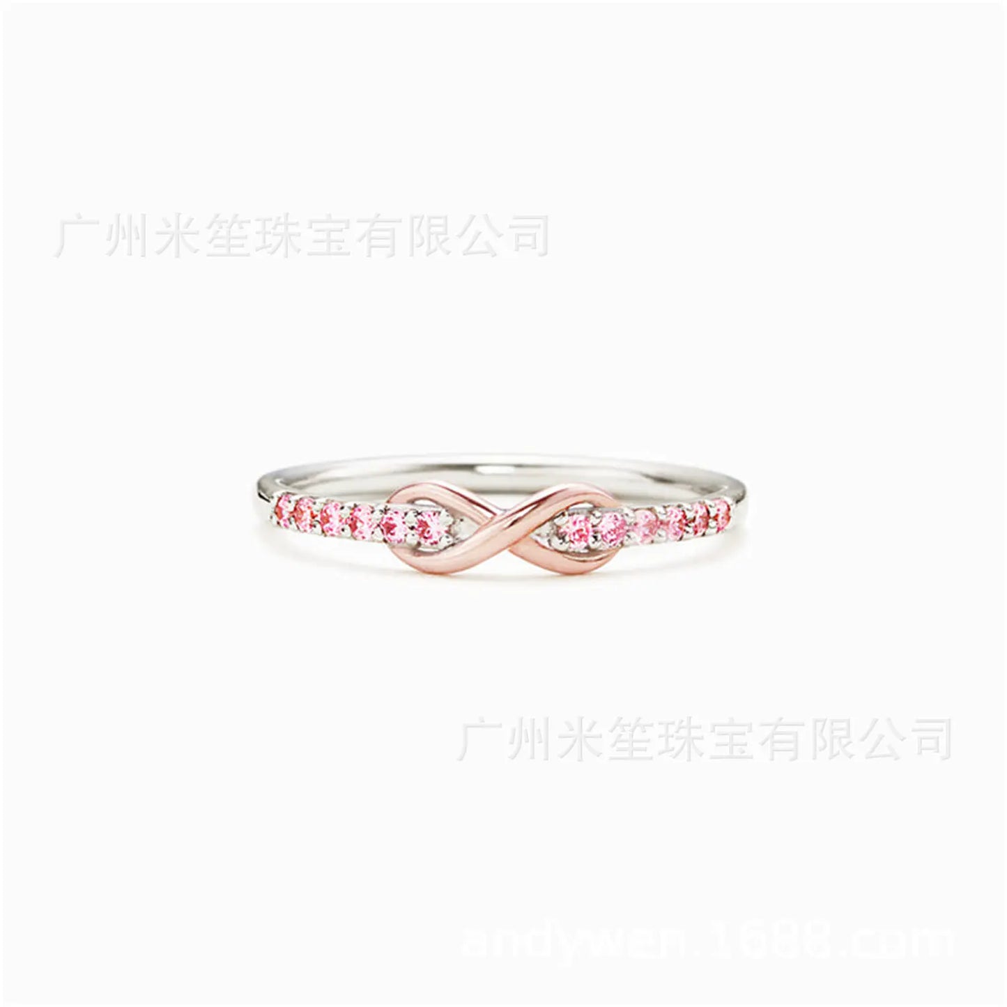 S925 Silver Infinity Ring for Valentine's Day 2023