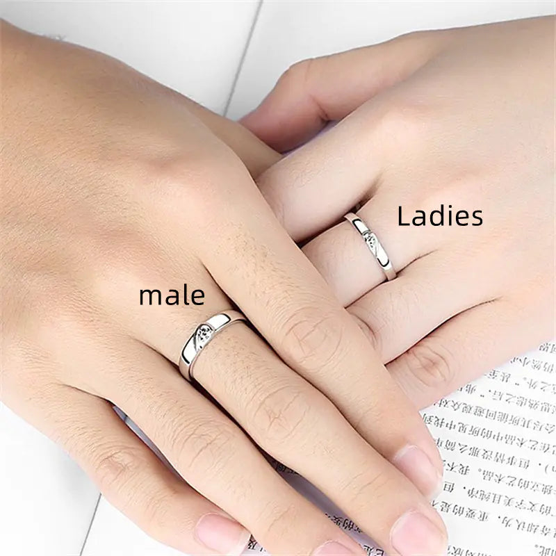 Personalized Eternal Knot Ring for Valentine's Day