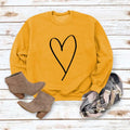 Valentine's Day Casual Long Sleeve Sweatshirt for Women