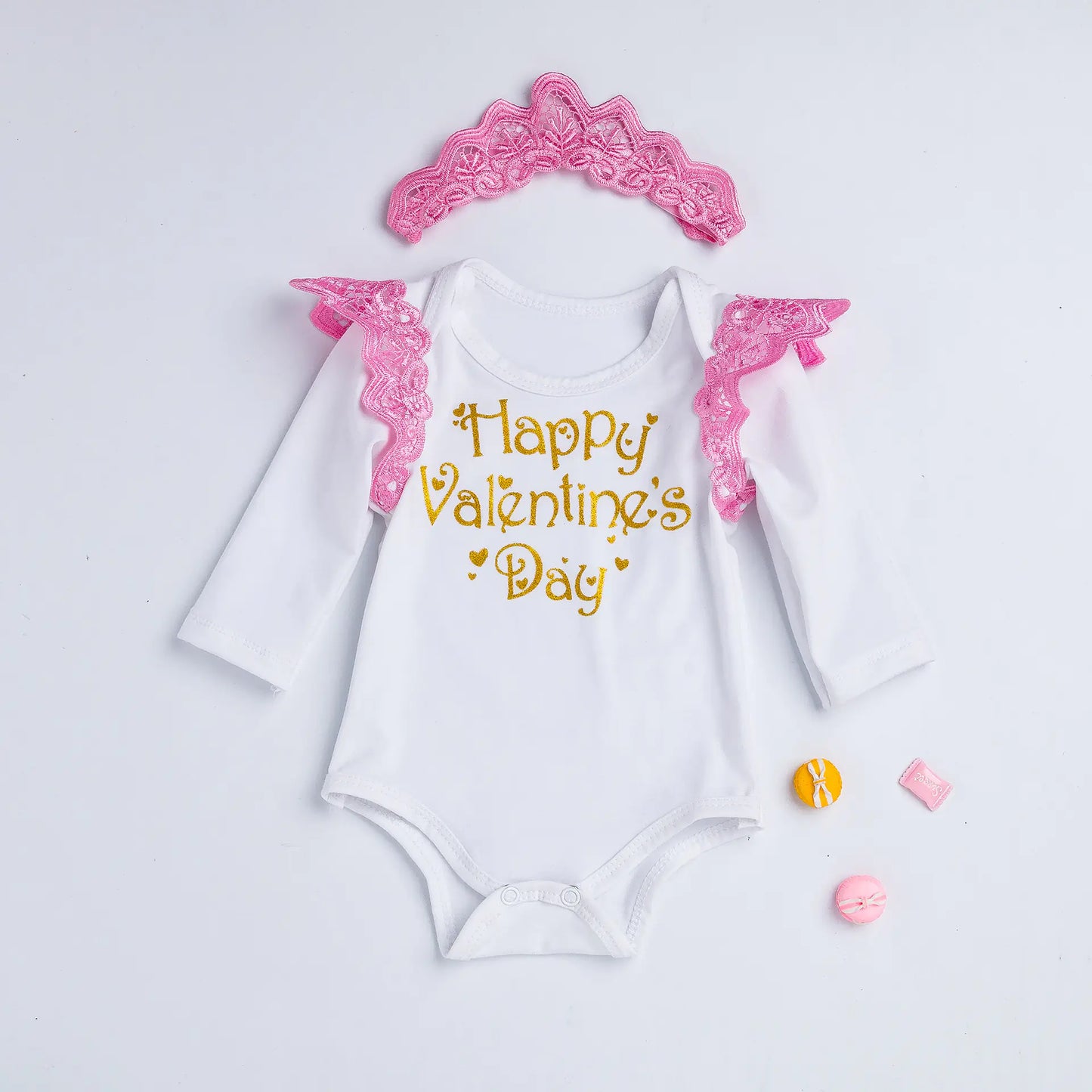Newborn Girl's Valentine's Day Tutu Dress Set